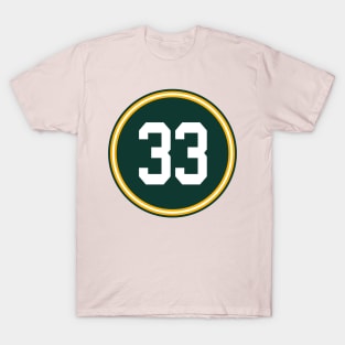 Aaron Jones Number 33 Jersey Green Bay Packers Inspired T-Shirt